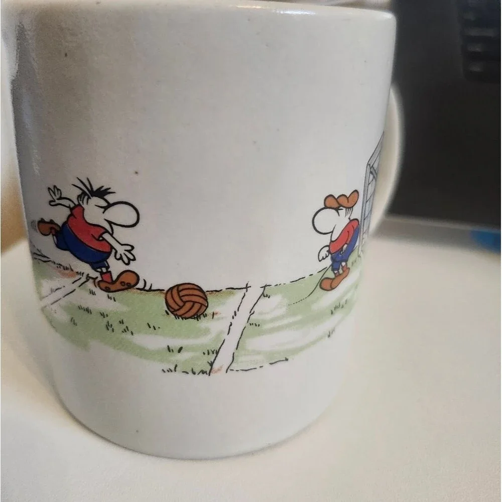 Sandra Boynton The Thrill Of Victory Los Angeles 1984 Olympics Soccer Mug